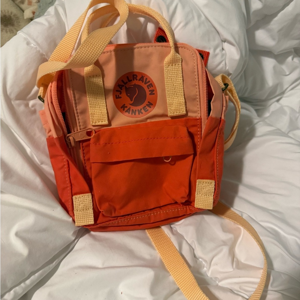SOLD Fjällräven Kånken Mini Orange Backpack